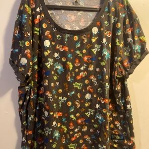 Disney Plus Pixar collage shirt 3X